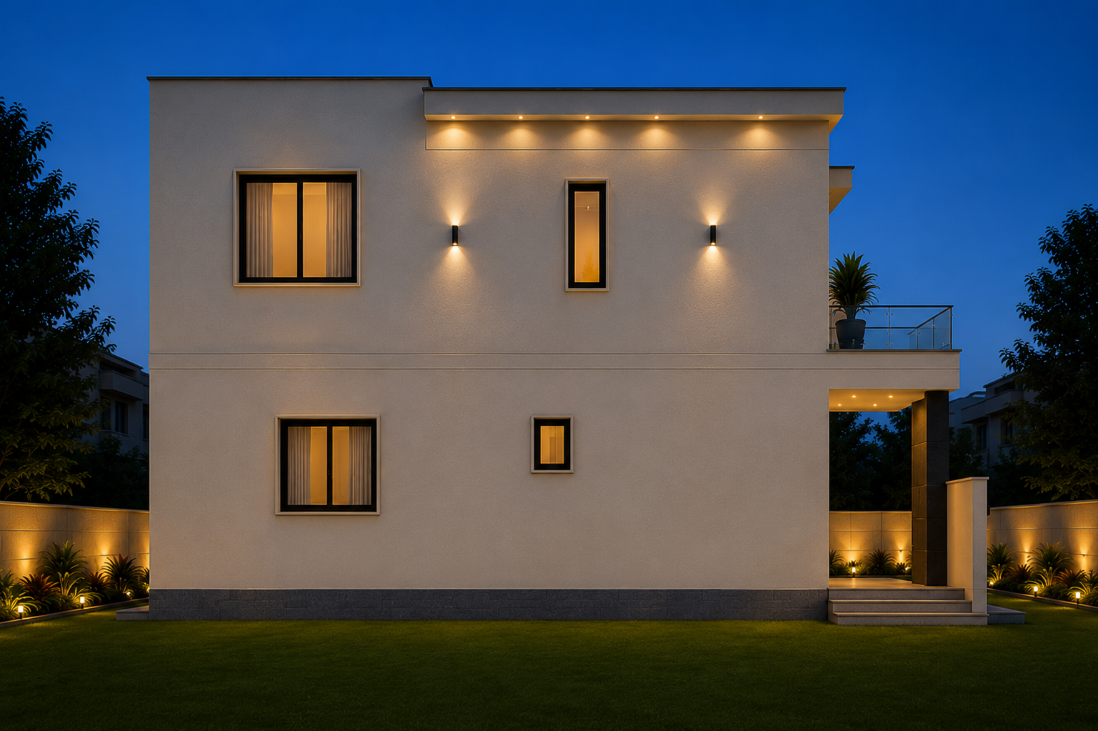 Mr. Ali House Soan Garden (Architecture) Elevations 2