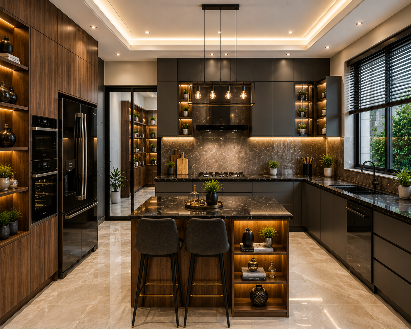 Mr. Gilani Bahria Enclave Interior kitcheen