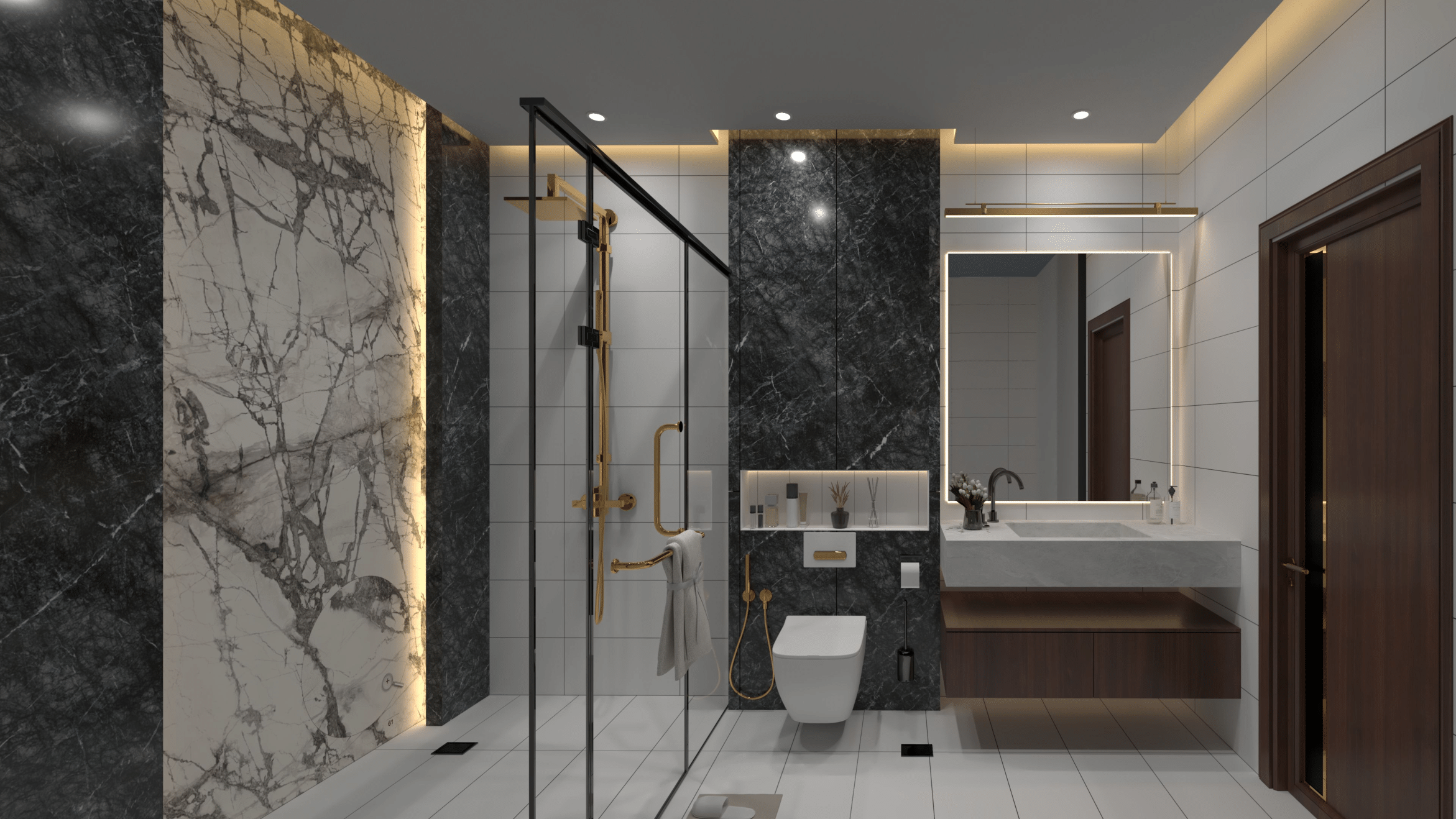 Taj Residencia 1 Kanal Interior Bathroom-01-1
