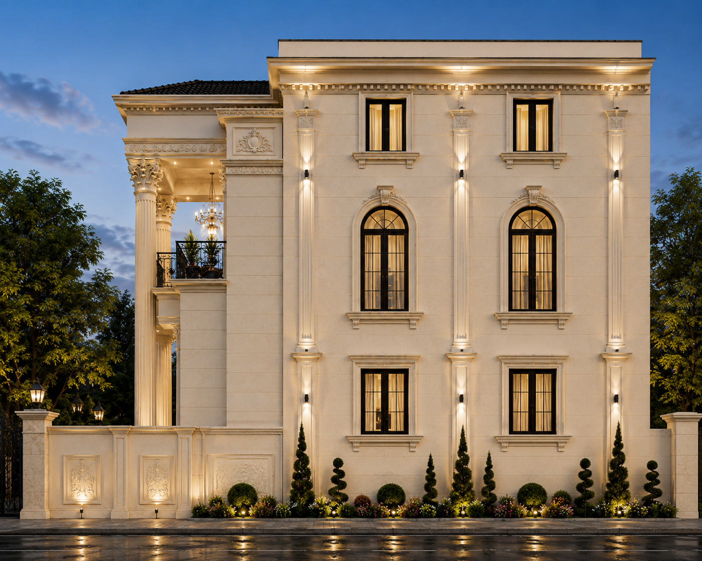left elevation